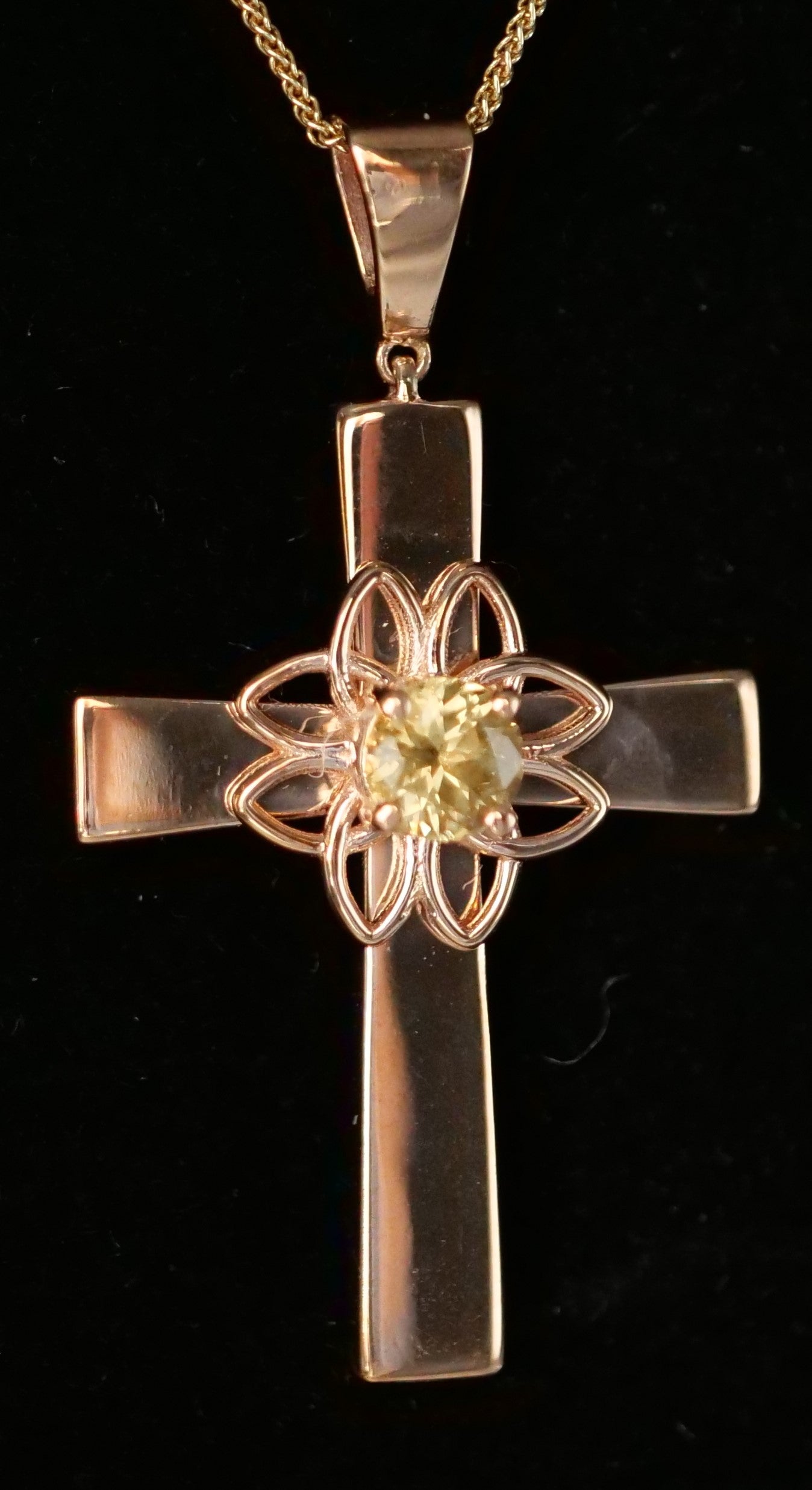 The Contemporary Celtic Knot and Gemstone Cross